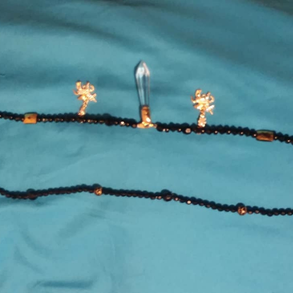 Handcrafted belly beads